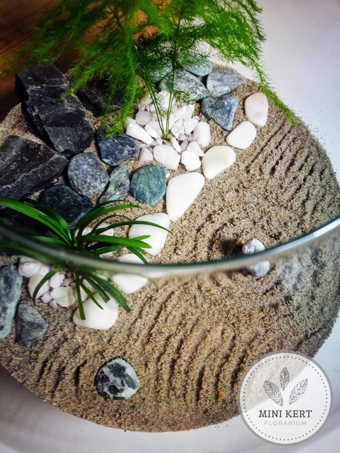 Üveggömb florárium 25cm "Zen kert" - Image 4