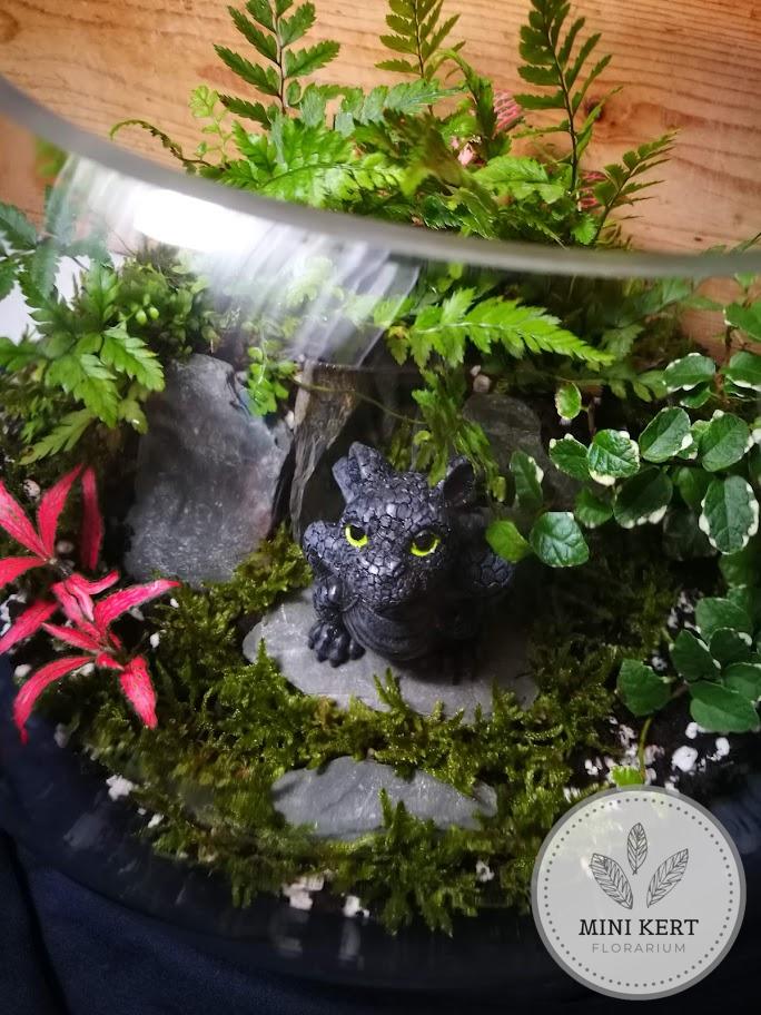 Üveggömb florárium 25 cm-es "Sárkány" - Image 3