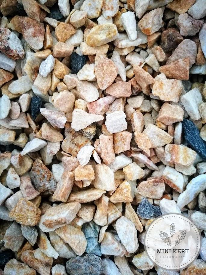 csillámpala dekorkő floráriumba