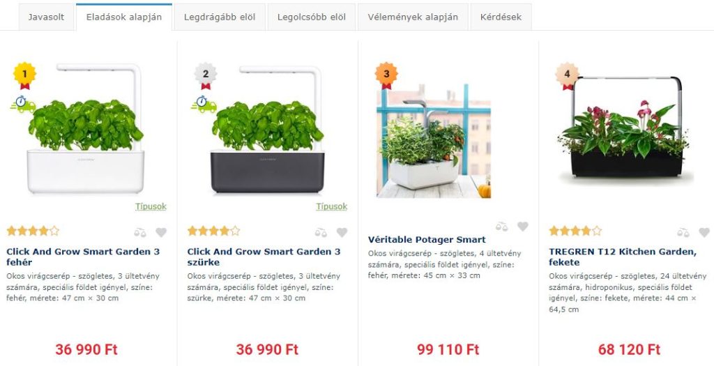 smart garden okos virágcserép
