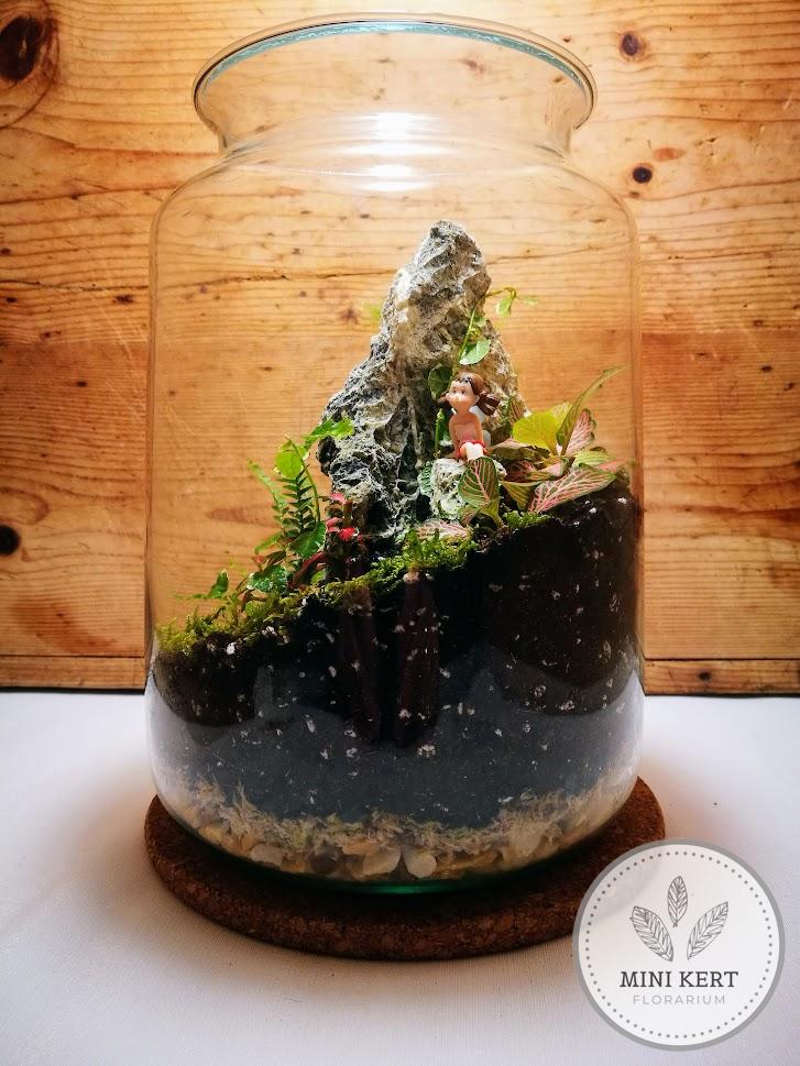 Magas üveg florárium "Tündérkert" - Image 3