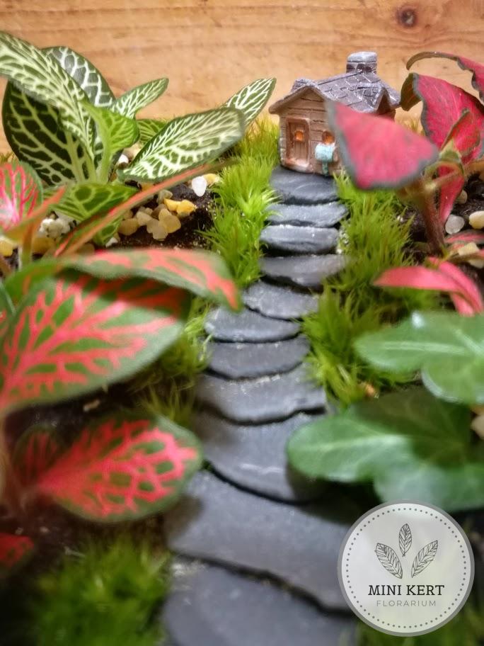 Zárt üvegtetős florárium “Házikó”