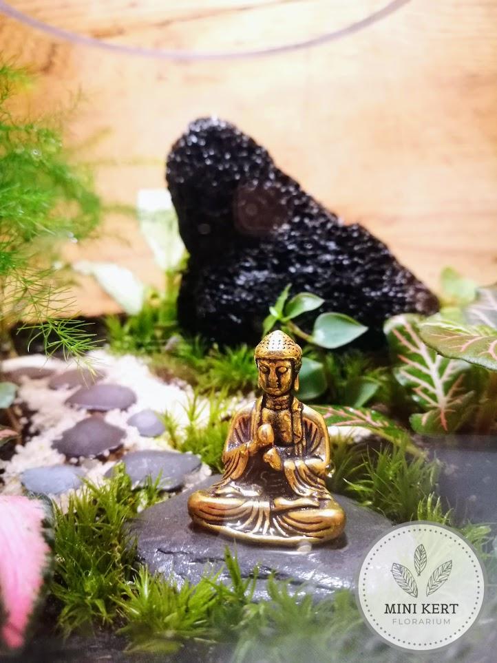Üveggömb florárium 25 cm-es "Buddha" - Image 3