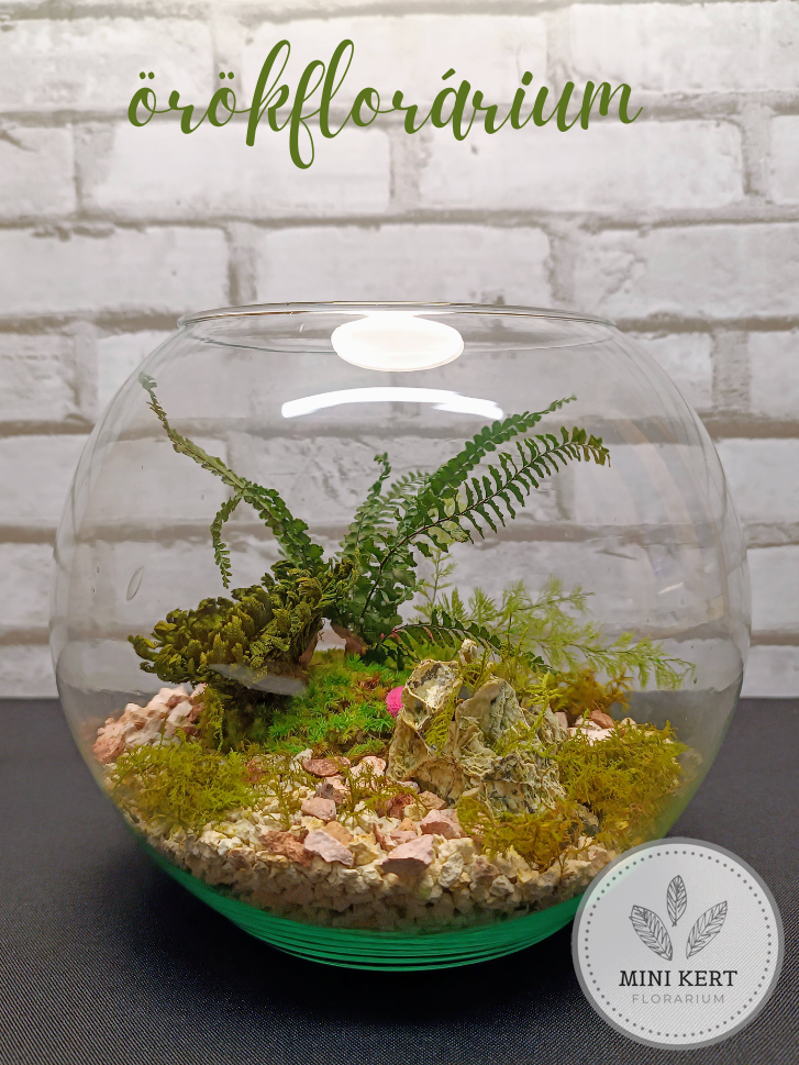 Örökflorárium gömb 20 cm-es