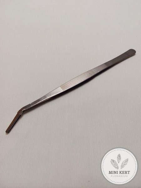 Hosszú csipesz 25 cm hajlított