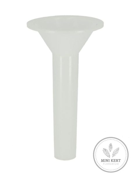 Tölcsér florárium készítéséhez